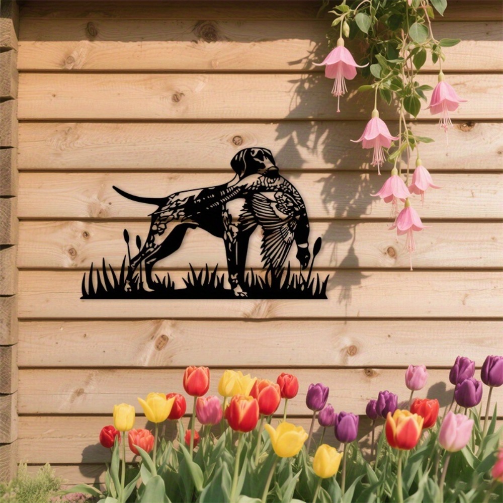 Hunting Outdoor Decor - CIFBUY Arte de Pared Metálico, Silueta