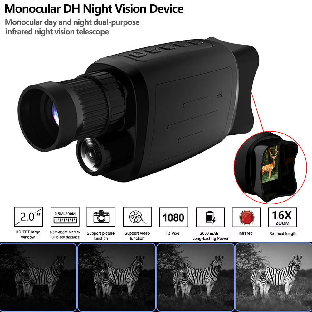 Outdoor Hunting News - Dispositivo de visión nocturna Monocular 1080P