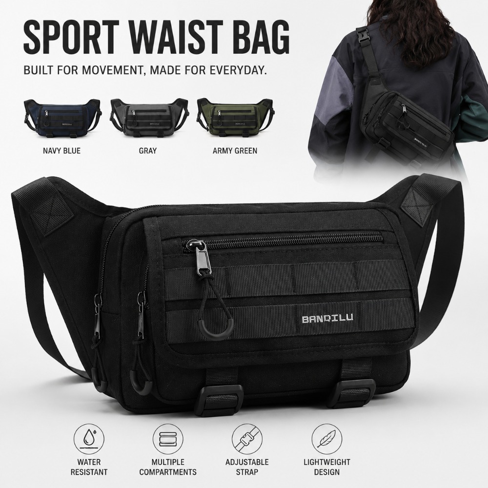 Outdoor Hunting Packs - Riñonera Deportiva Multifuncional para Hombre, Bolsa