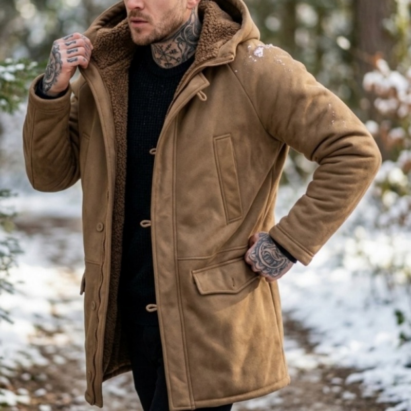 Outdoor Hunting News - Chaqueta de Forro Polar con Capucha