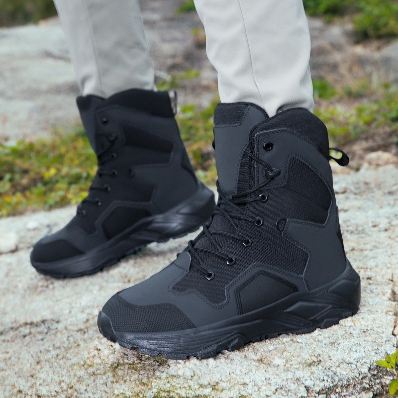 Wildman Hunting & Outdoor Vanderbijlpark - Botas tácticas para hombre con cordones,