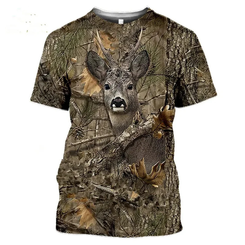 Wildman Hunting & Outdoor Vanderbijlpark - Camiseta 3D de Camuflaje de Jabalí