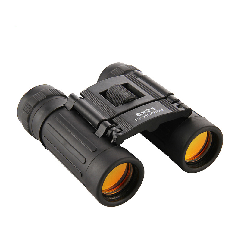 Hunting And Outdoor Shows - Binoculares potentes 8X21 HD, Mini telescopio