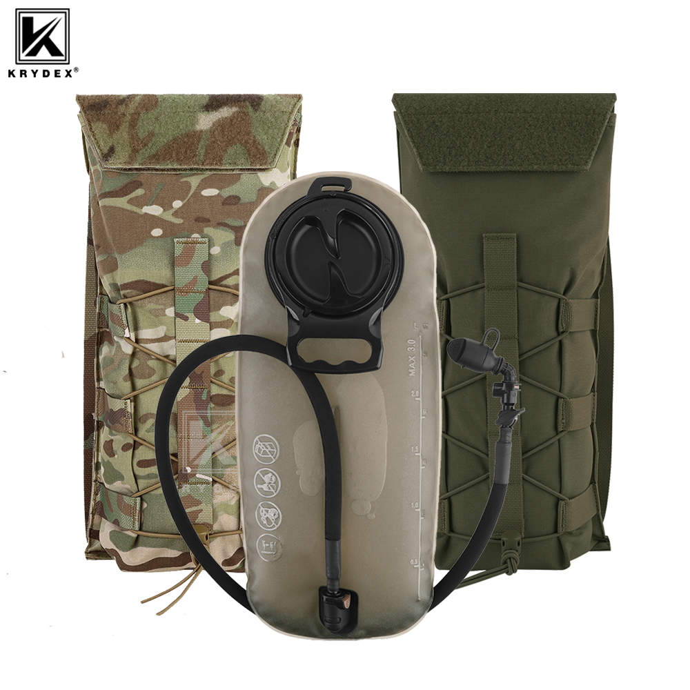 Outdoor Hunting Packs - KRYDEX-Paquete Molle de hidratación táctica de