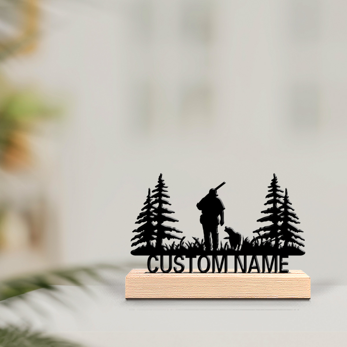 Estatua Metálica Personalizada - Hunting Outdoor Christmas Decorations reseña y precio