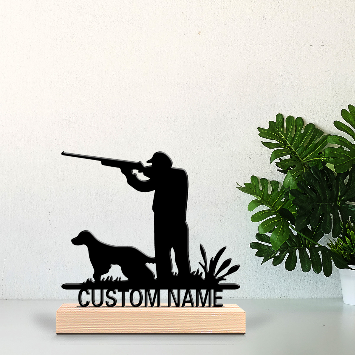Estatuas Metálicas Personaliza - Hunting Outdoor Christmas Decorations reseña y precio