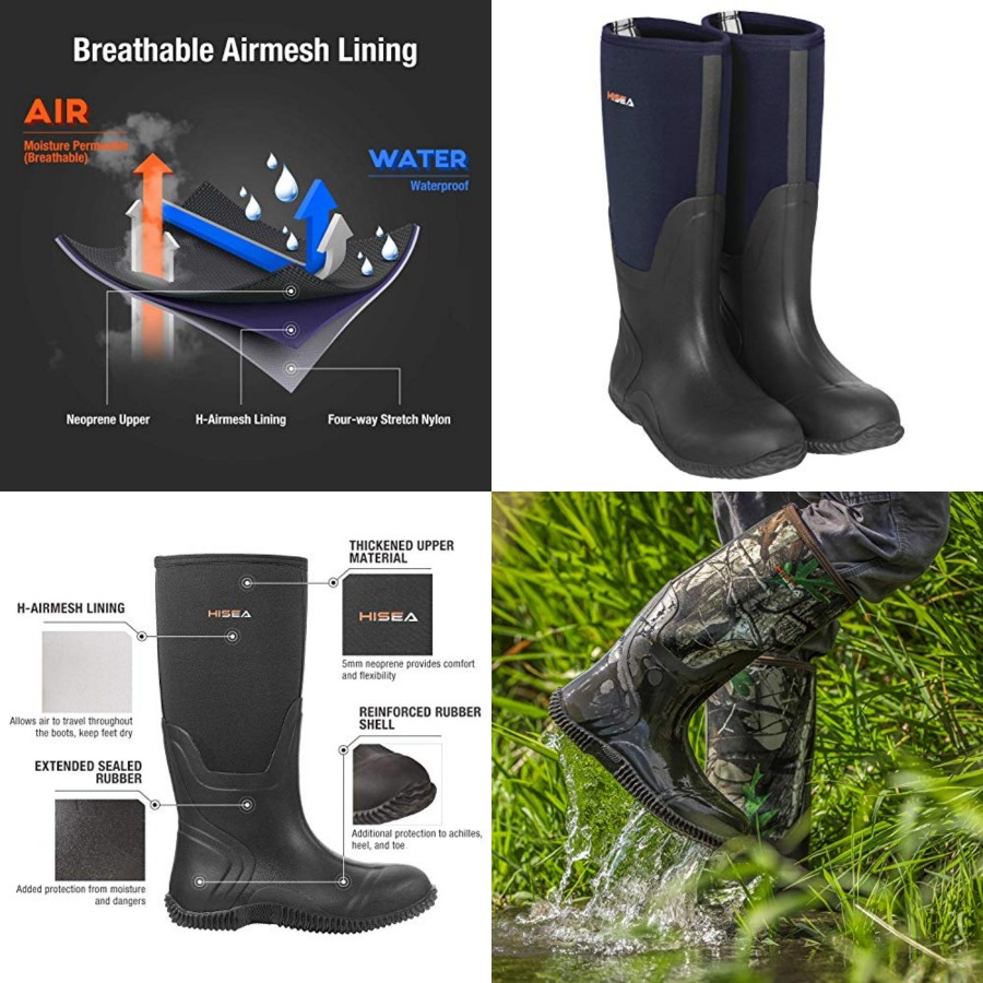 Botas de Lluvia para Hombre HI - Outdoor Hunting Boots For Men reseña y precio