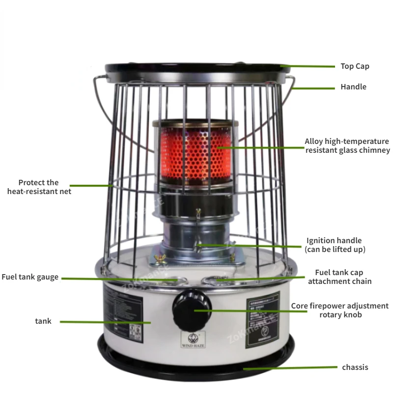 Calentador de queroseno portát - Outdoor Hunting Heater reseña y precio