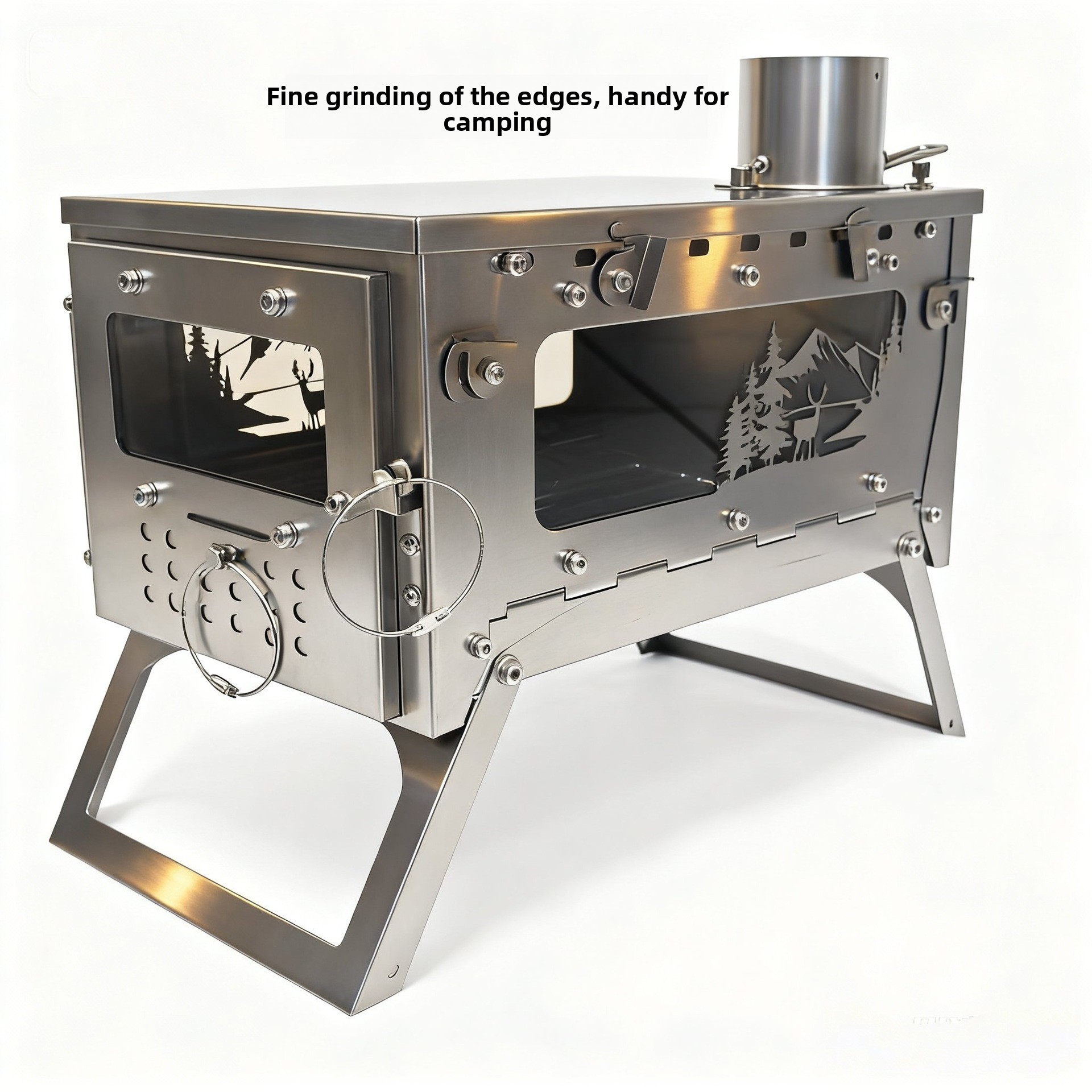 Estufa de Leña de Titanio, Cal - Outdoor Hunting Heater reseña y precio