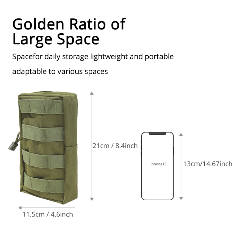 Riñonera táctica Molle para ex - Outdoor Hunting Packs reseña y precio